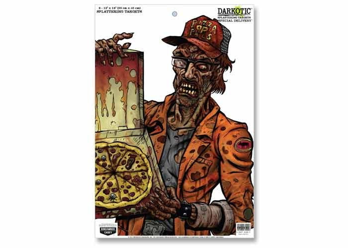 Birchwood Casey Zombie Darkotic Special Delivery Splattering Target, 12"x18", 8ct — image 1