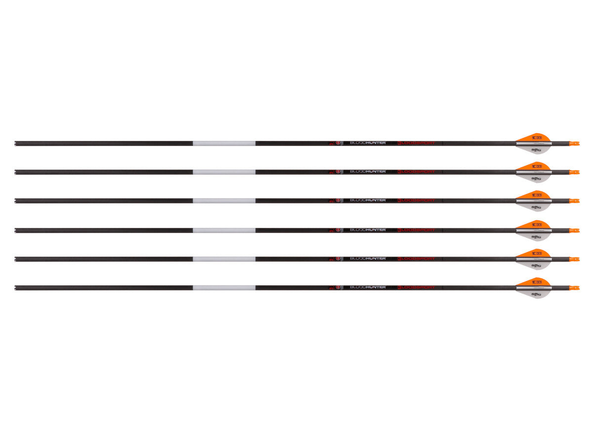 Bloodsport Bloodhunter Arrow, 500 Spine, 6 Pack — image 1