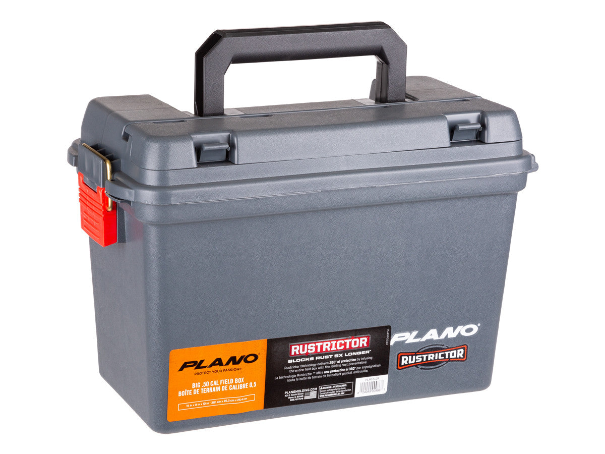 Plano Rustrictor Field/Ammo Box, Gray, Large
