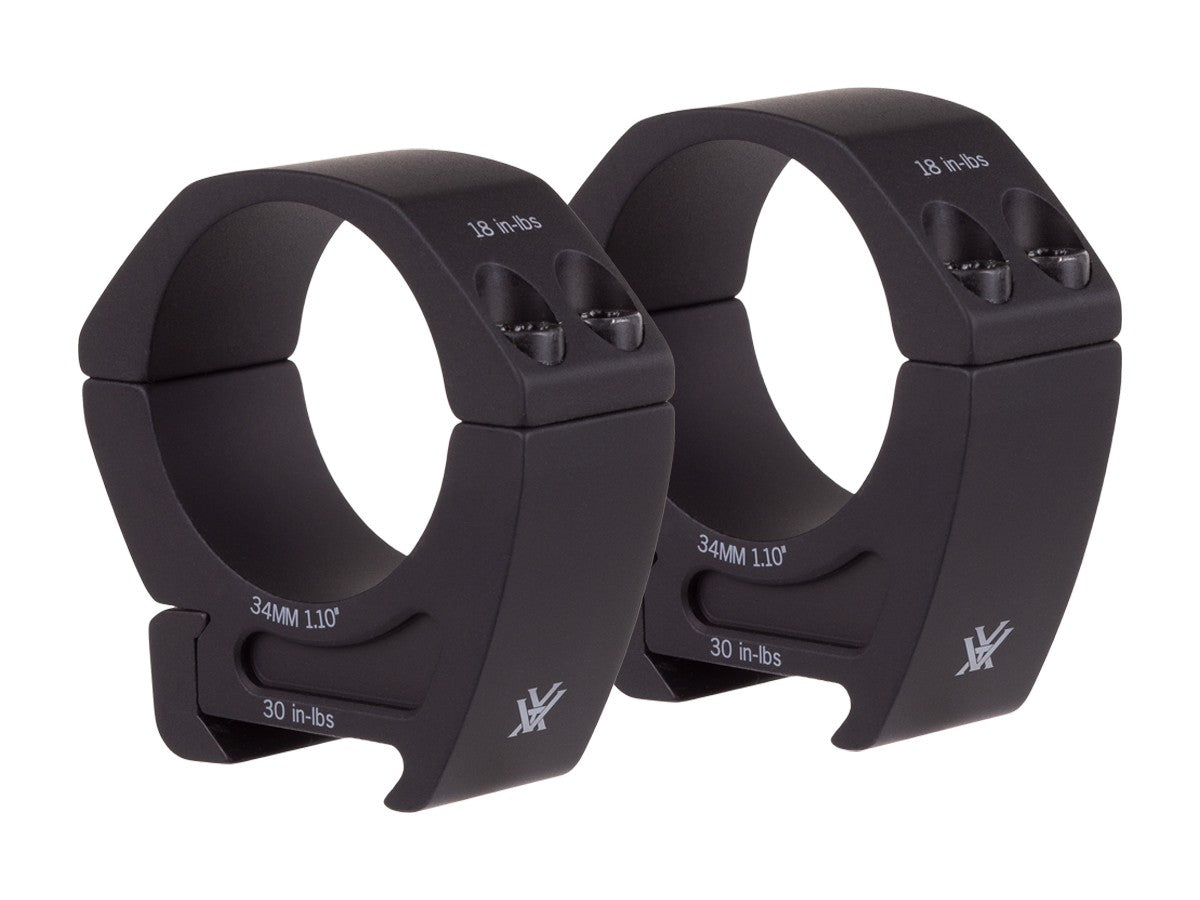 Vortex Pro Series 34mm Rings, Medium, Weaver/Picatinny