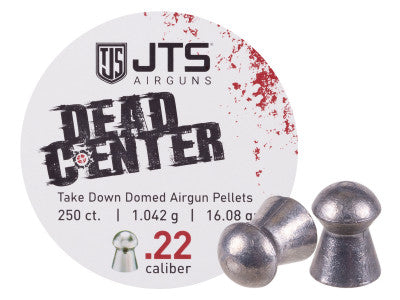 JTS Dead Center Precision .30 Cal, 50.46 Grain, Domed, 100ct - Caliber 0.30