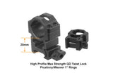Leapers UTG 3-9x40 AO True Hunter Rifle Scope, EZ-TAP, Illuminated Mil-Dot Reticle, 1/4 MOA, 1" Tube, See-Thru Weaver Rings
