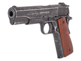John Wayne 1911 Metal CO2 BB Pistol, Brown Grips - Caliber 0.177 - FPS 320