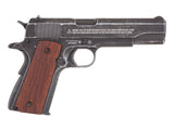 John Wayne 1911 Metal CO2 BB Pistol, Brown Grips - Caliber 0.177 - FPS 320