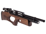 Puncher Breaker Silent Walnut Sidelever PCP Air Rifle - Caliber 0.177 - FPS 1100