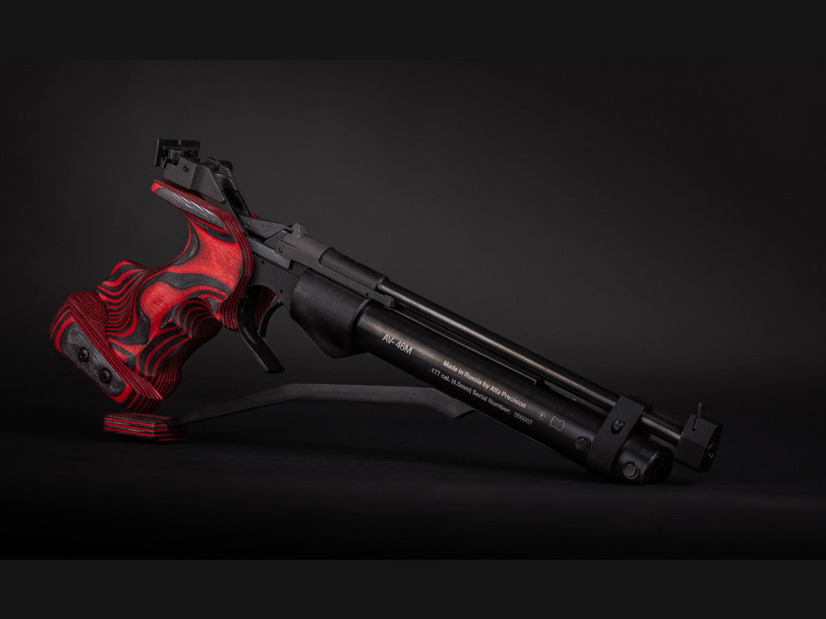 Air Venturi AV-46M Match Air Pistol, .177 caliber, with trigger upgrade - Caliber 0.177 - FPS 480