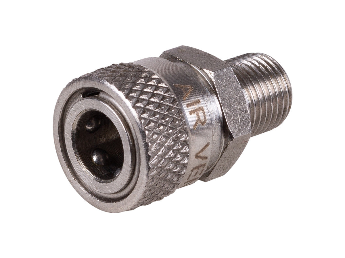 Air Venturi Foster Female Quick-Disconnect to 1/8" BSPP Male, 5000 PSI