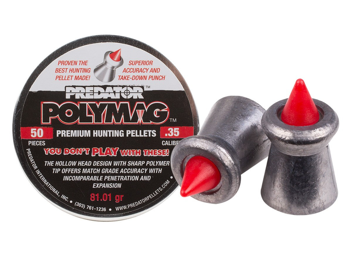 Predator Polymag, .35 Cal, 81.01 Grains, Pointed, 50ct - Caliber 0.357