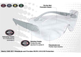 Radians Sheath OTG Anti-Fog Safety Glasses, Fits Over Glasses, Clear Lens, Silver Temples