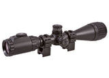 Leapers UTG 3-9x40 AO True Hunter Rifle Scope, EZ-TAP, Illuminated Mil-Dot Reticle, 1/4 MOA, 1" Tube, See-Thru Weaver Rings