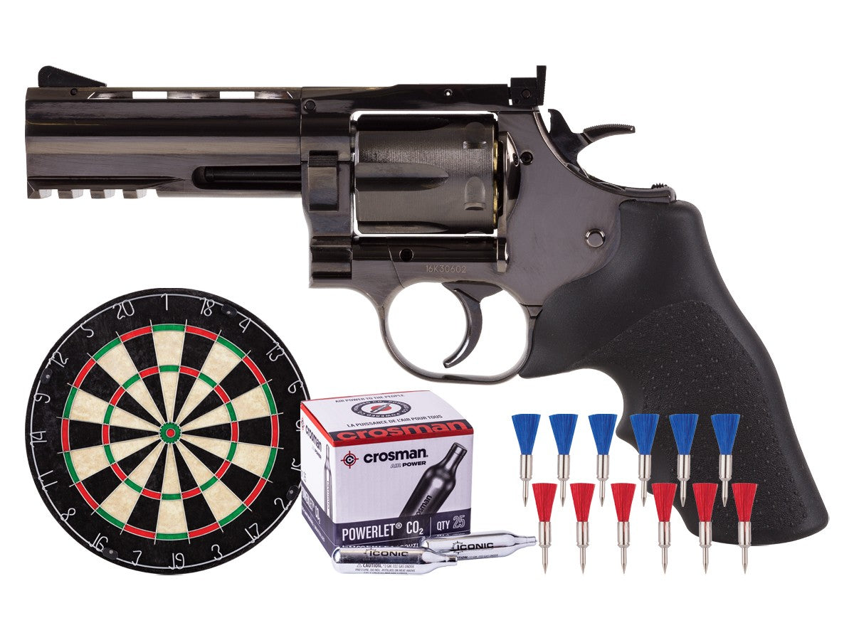 Dan Wesson 715 4" CO2 BB Revolver, Steel Grey, Dart Combo, .177 Caliber - FPS 361 — image 1