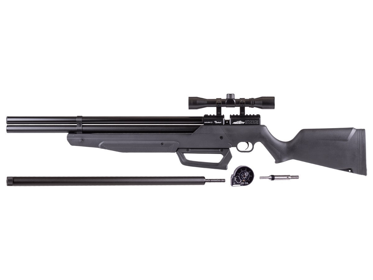 Air Venturi Ascent PCP Air Rifle with 4x32 Scope, .22 Caliber, Combo with .25 Caliber Change Kit - FPS 1100 — image 1