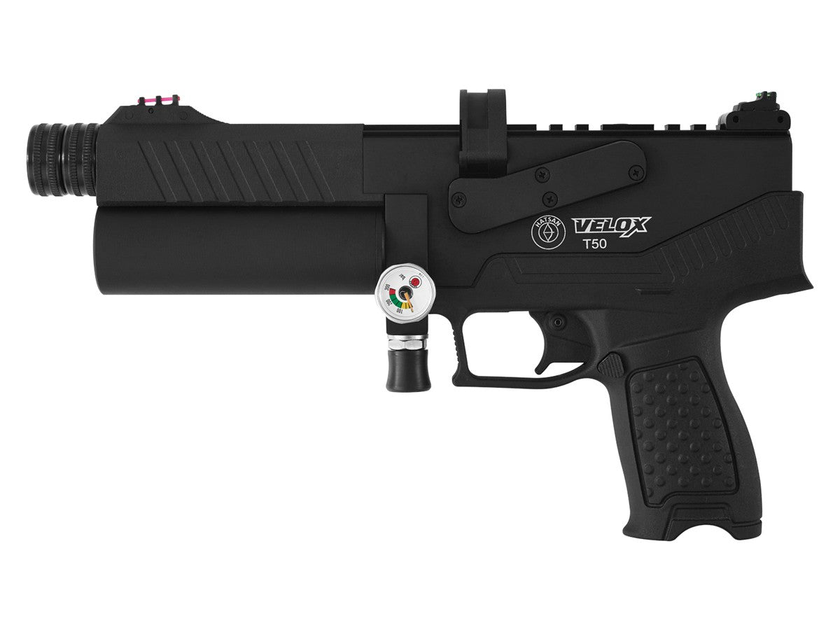 Hatsan T50 Velox Rubber Ball PCP Air Pistol, .50 Caliber - FPS 450 — image 1
