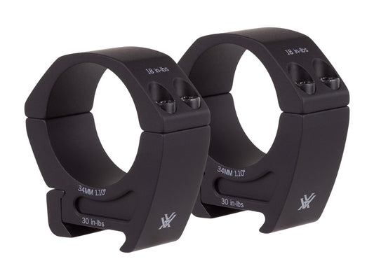 Vortex Pro Series 34mm Rings, Medium, Weaver/Picatinny — image 1