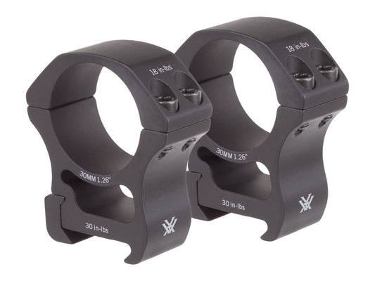 Vortex Pro Series 30mm Rings, High, Weaver/Picatinny — image 1