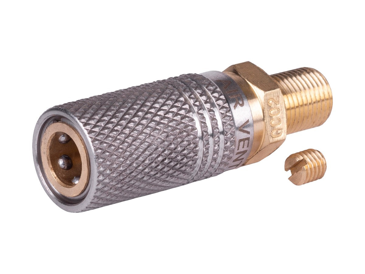 Air Venturi Extended Female Quick Disconnect to 1/8" BSPP Male Threads — image 2