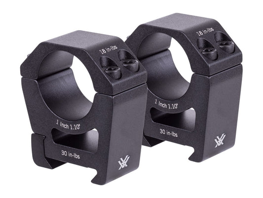 Vortex Sport Riflescope 1" Rings, High, Weaver/Picatinny — image 1