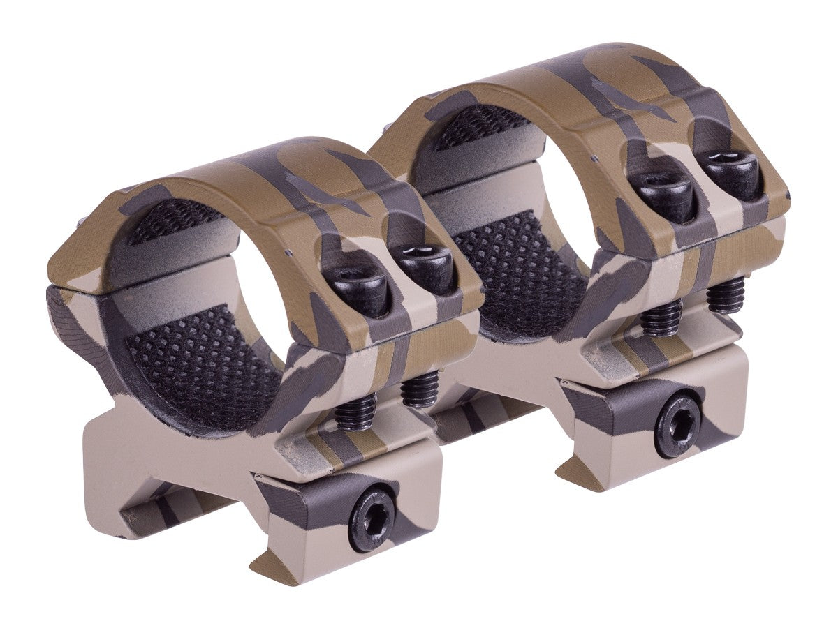 Hawke Match Mount 1" Rings, Weaver, Low, Mossy Oak Bottomlands — image 1