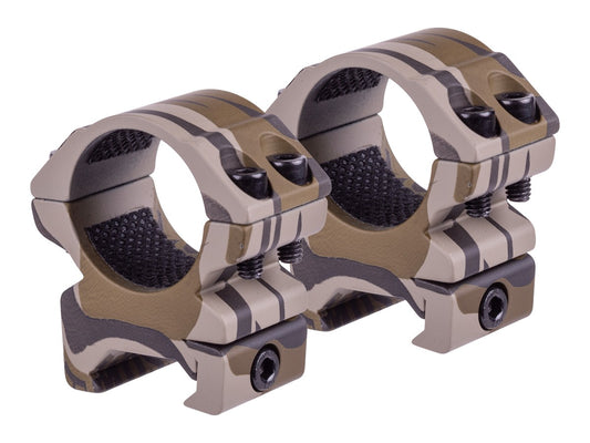 Hawke Match Mount 1" Rings, Weaver, Medium, Mossy Oak Bottomlands — image 1