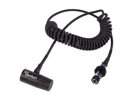 Air Venturi 30" CO2 Coiled Remote Line, Female Foster QD — image 1