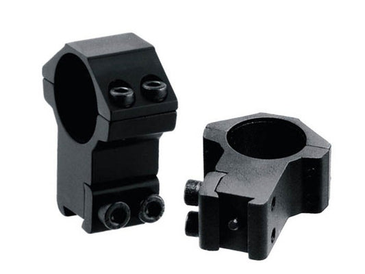 Leapers Accushot 1" Rings, High, 9.5-11.5mm Dovetail — image 1