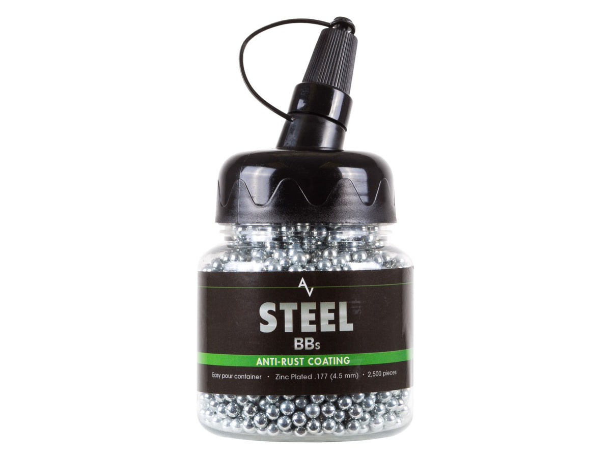 Air Venturi Steel BBs, .177 Cal, 5.1 Grains, Zinc-Plated, 2,500ct — image 1
