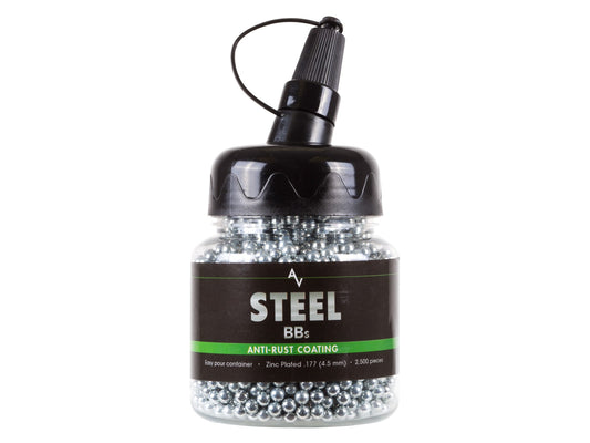 Air Venturi Steel BBs, .177 Cal, 5.1 Grains, Zinc-Plated, 2,500ct — image 1