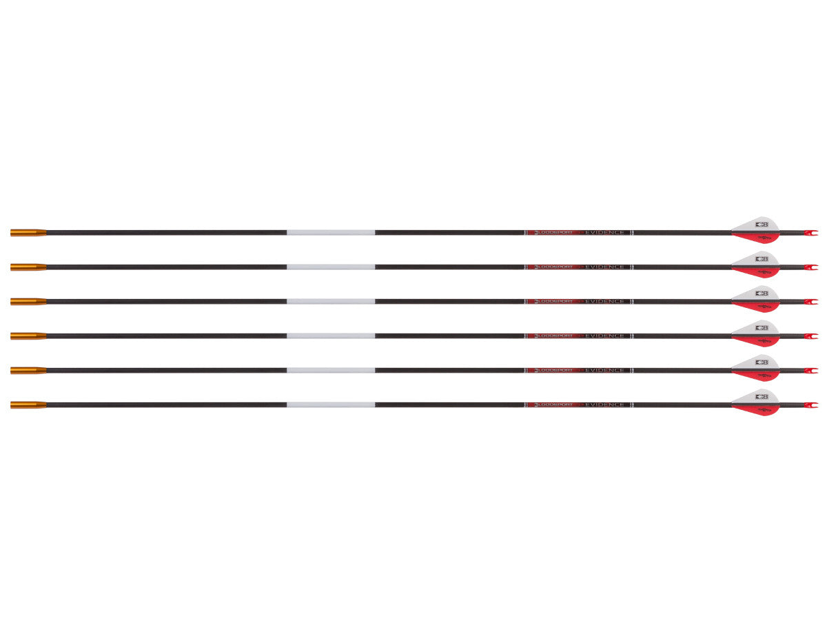 Bloodsport Evidence Arrow, 500 Spine, 6 Pack — image 1