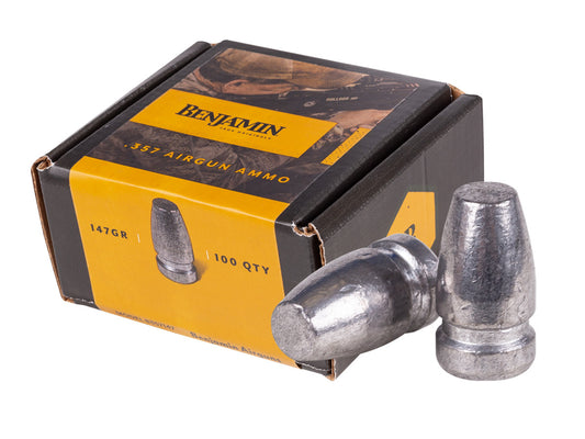 Benjamin .357 Slugs, 147 Grains, Flat Nose, 100ct — image 1