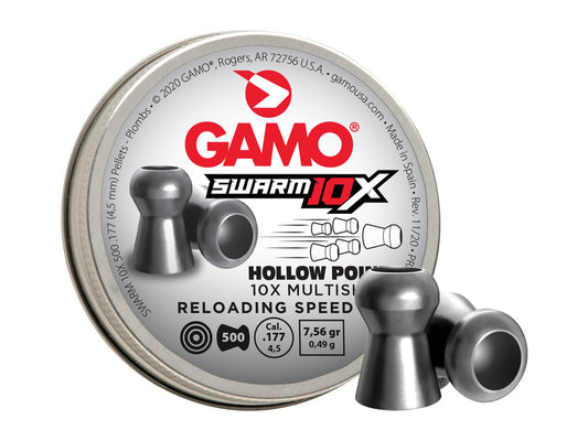 Gamo Swarm 10X .177 Cal, 7.56 Grains, Hollowpoint, 500ct — image 1
