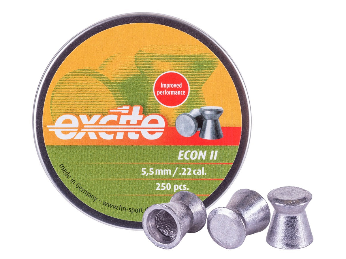 H&N Excite Econ II .22 Cal, 13.12 Grains, Wadcutter, 250ct — image 1