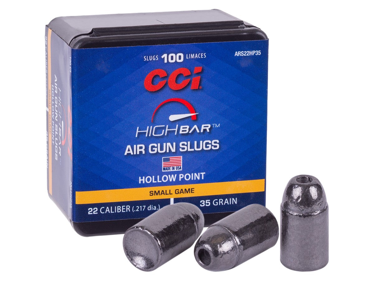 CCI High Bar Air Gun Slugs, .22 Cal, 35gr, Hollow Point, 100ct — image 1