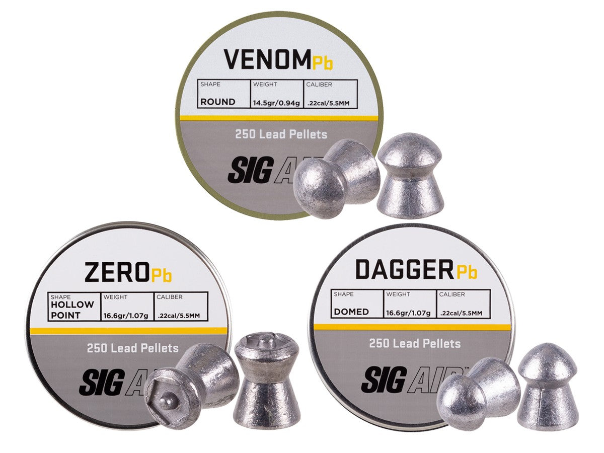 SIG Sauer Pellet Variety 3-Pack, .22 Cal, 750ct — image 1