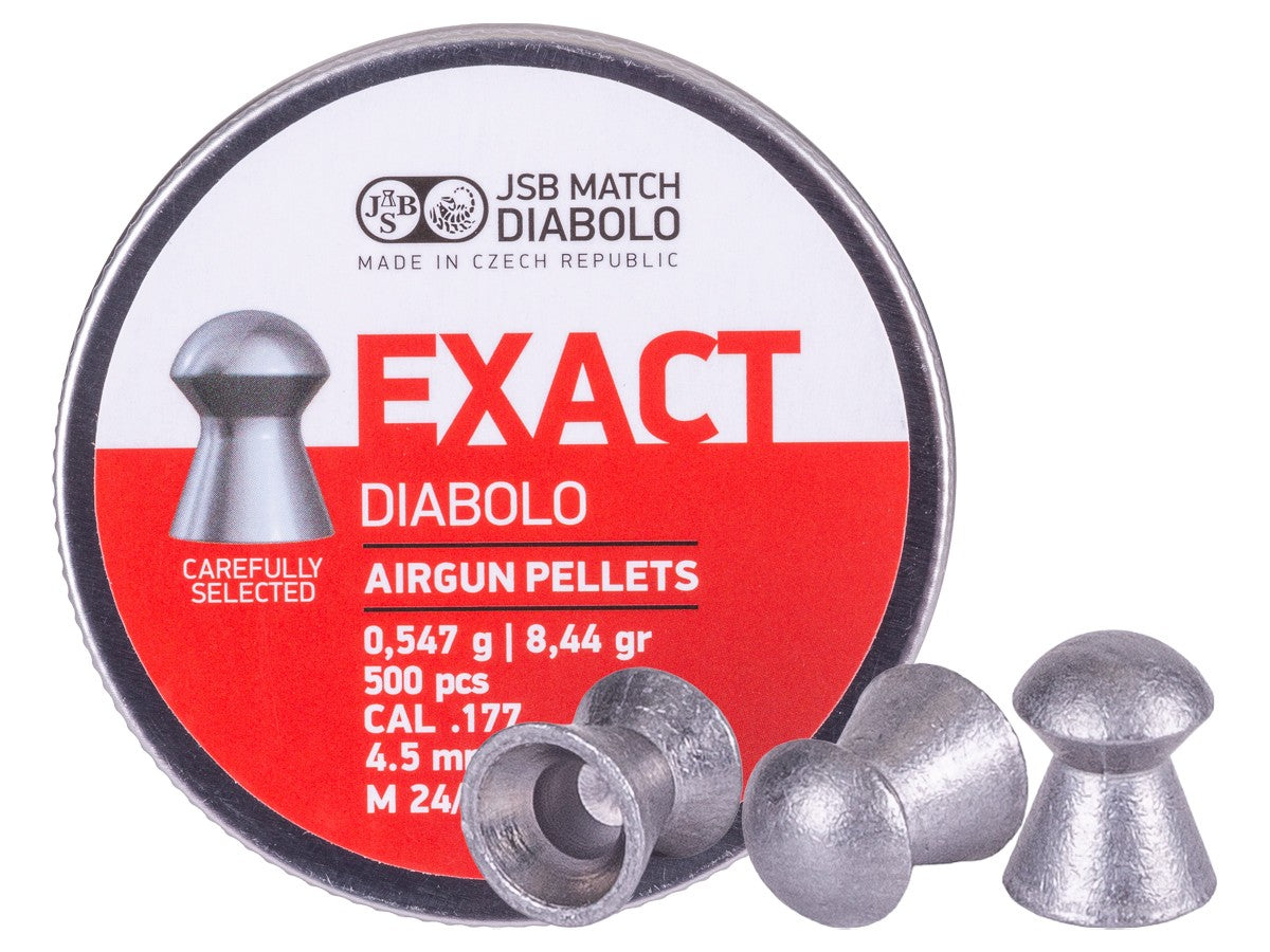 JSB Match Diabolo Exact .177 Cal, 8.44 Grains, Domed, 500ct, 4.51mm — image 1