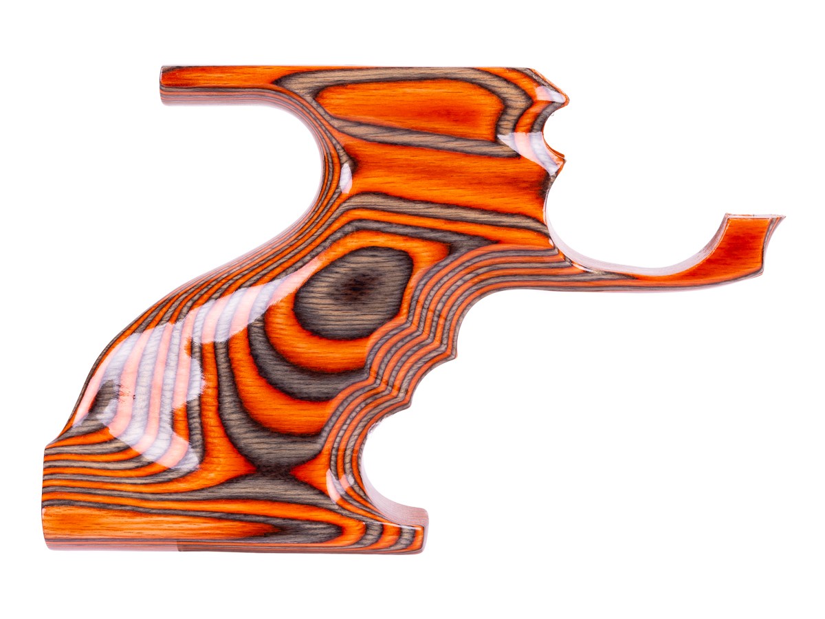 Reximex Grip for RPA Air Pistol, Orange Laminate — image 2