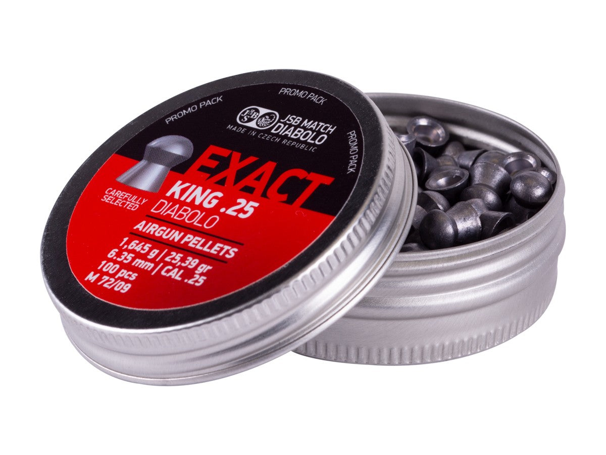 JSB Match Diabolo Exact King .25 Cal, 25.39 Grains, Domed, 100ct — image 2