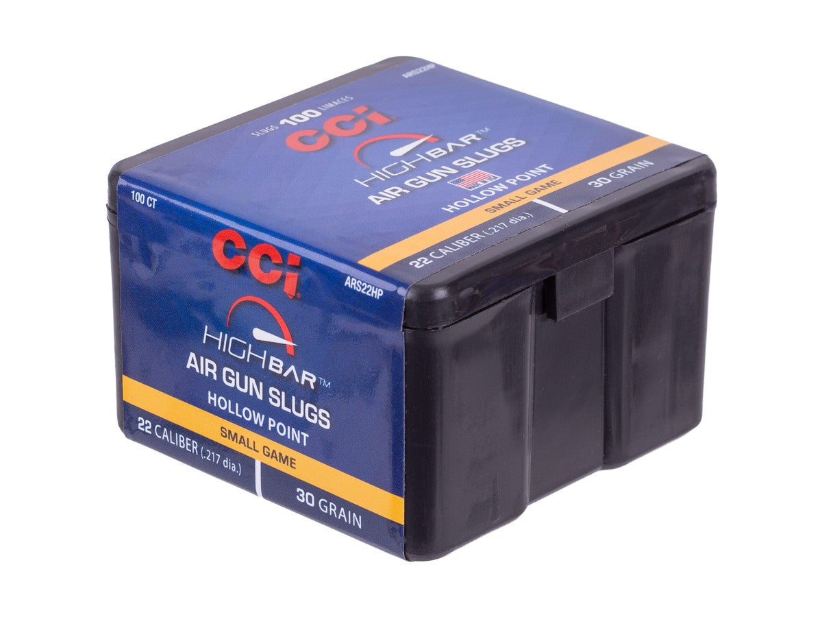 CCI High Bar Air Gun Slugs, .22 Cal, 30gr, Hollow Point, 100ct — image 2