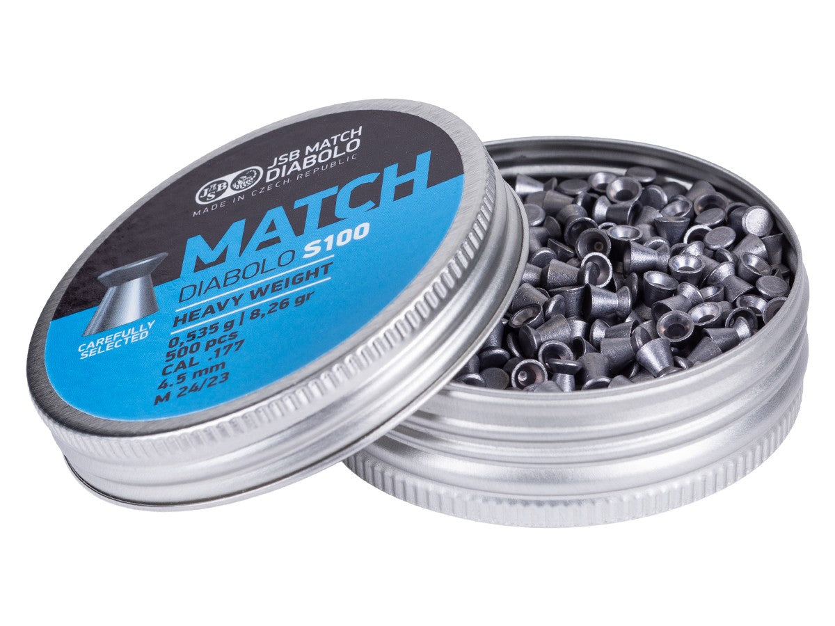 JSB Blue Match Heavy Weight .177 Cal, 8.26 Grains, Wadcutter, 500ct, 4.49mm — image 2