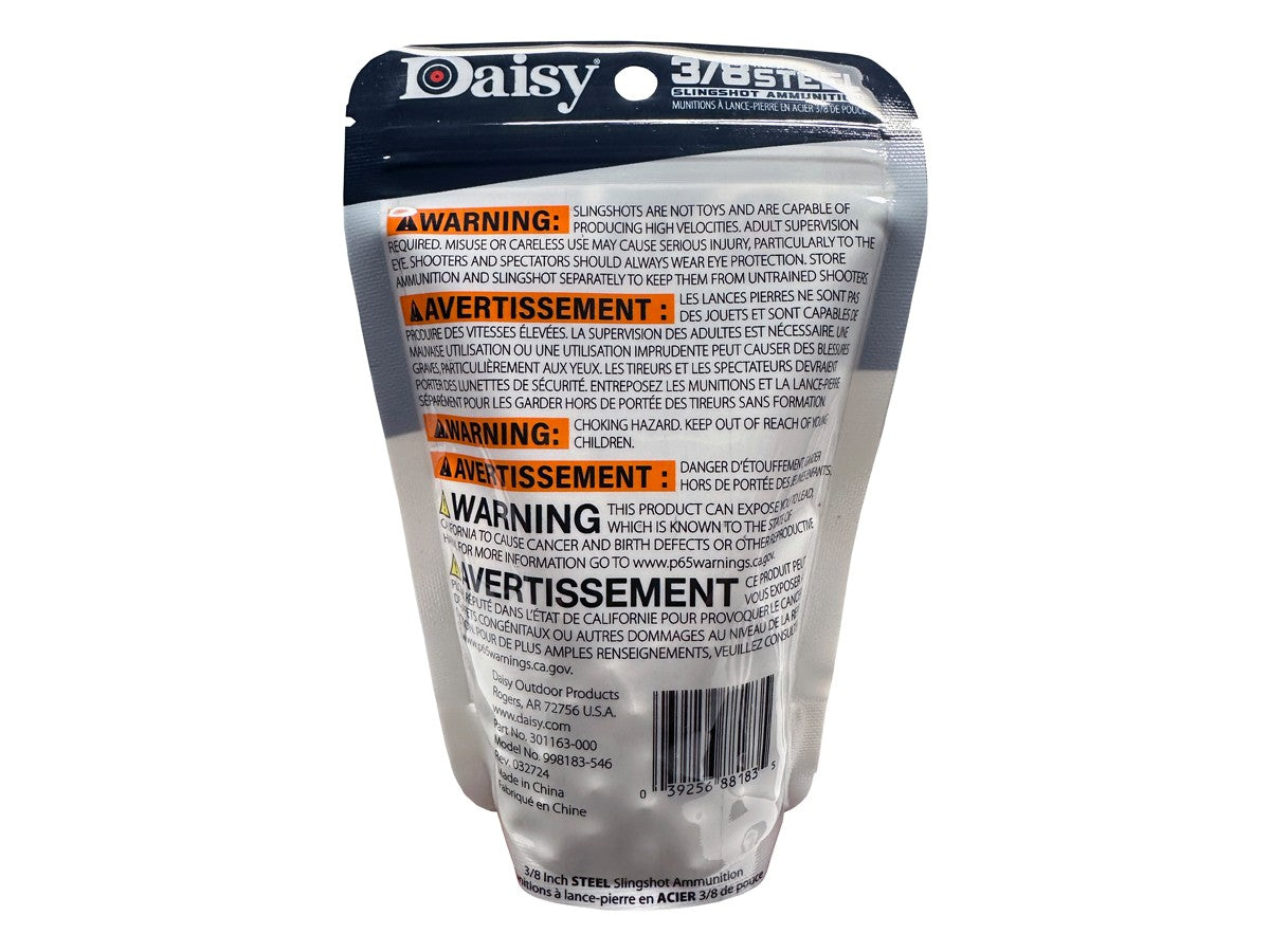Daisy 3/8" Steel Slingshot Ammunition, 200ct, .62 Caliber — image 2