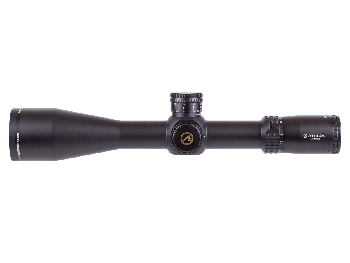 Athlon Optics 4.5-30x56 Ares ETR Gen2 UHD, APRS12 FFP IR MIL Reticle, .1 MIL, 34mm Tube — image 3