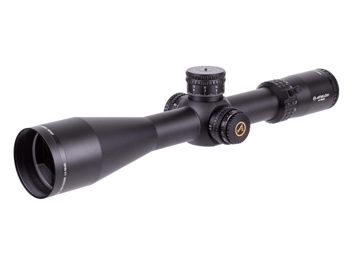 Athlon Optics 4.5-30x56 Ares ETR Gen2 UHD, APRS12 FFP IR MIL Reticle, .1 MIL, 34mm Tube — image 4