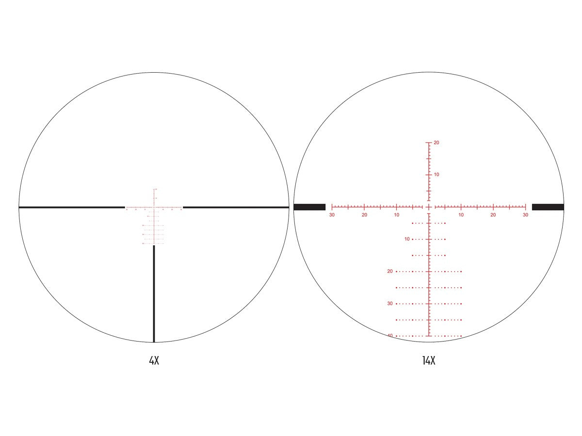 Athlon Optics 4-14x44 Talos BTR Gen2 Rifle Scope, APLR10 FFP IR MOA Reticle, 1/4 MOA, 30mm Tube — image 4