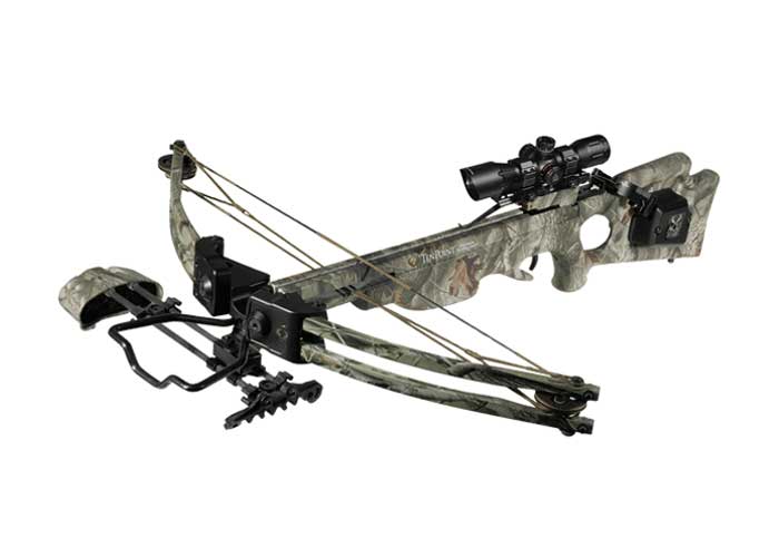 UTG 4x32 Wide-Angle Crossbow Scope, Illuminated 5-Step Reticle, 1/4 MOA, 1" Tube, Low Max Strength Lever Lock Weaver Rings — image 4