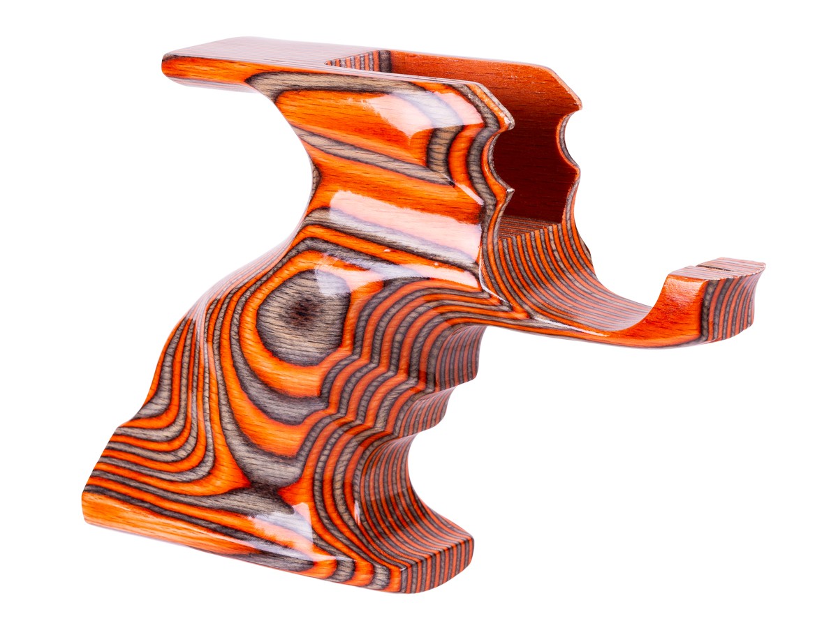 Reximex Grip for RPA Air Pistol, Orange Laminate — image 5
