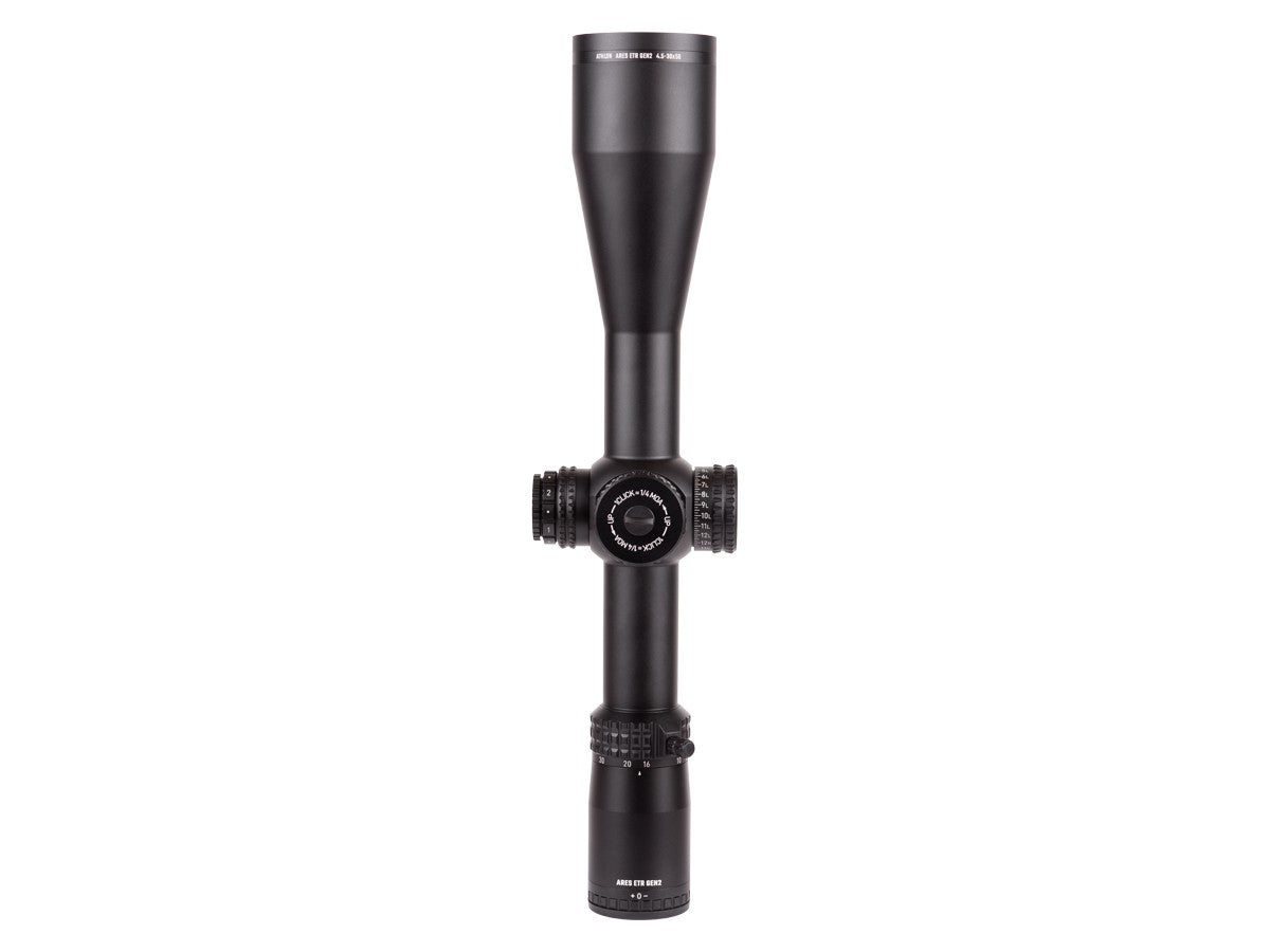 Athlon Optics 4.5-30x56 Ares ETR Gen2 UHD, APLR12 FFP IR MOA Reticle, 1/4 MOA, 34mm Tube — image 7