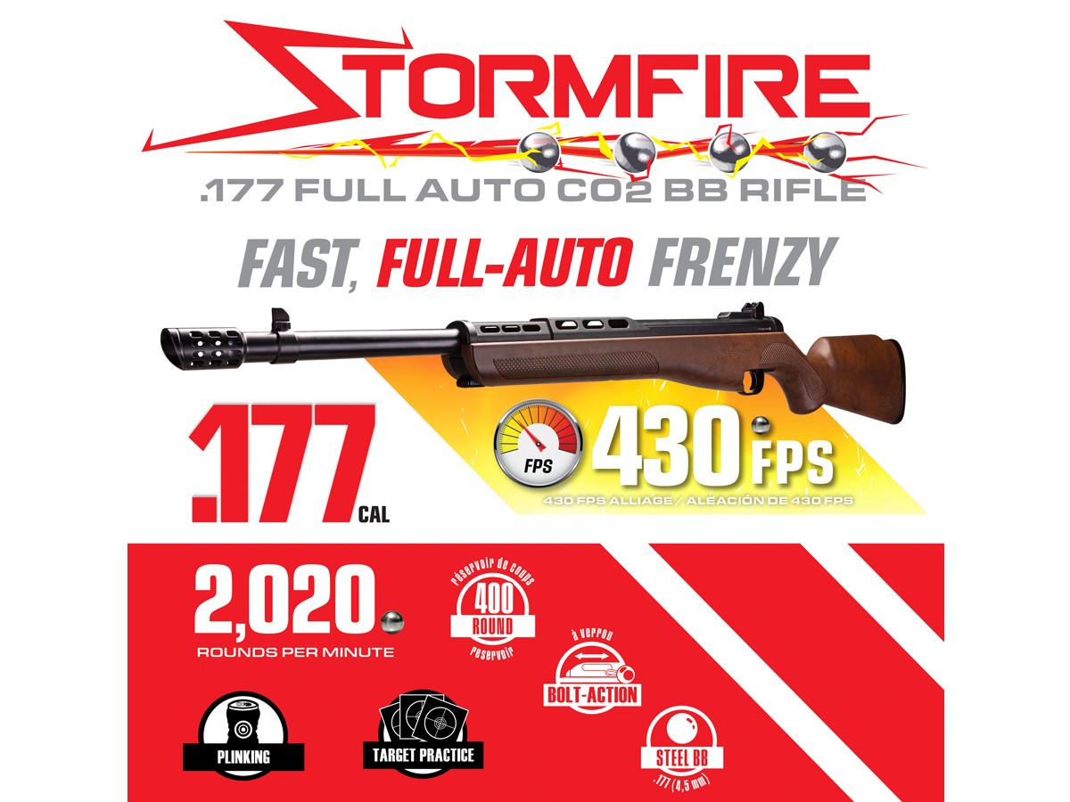 Umarex StormFire Full Auto BB Air Rifle, .177 Caliber - FPS 430 — image 12