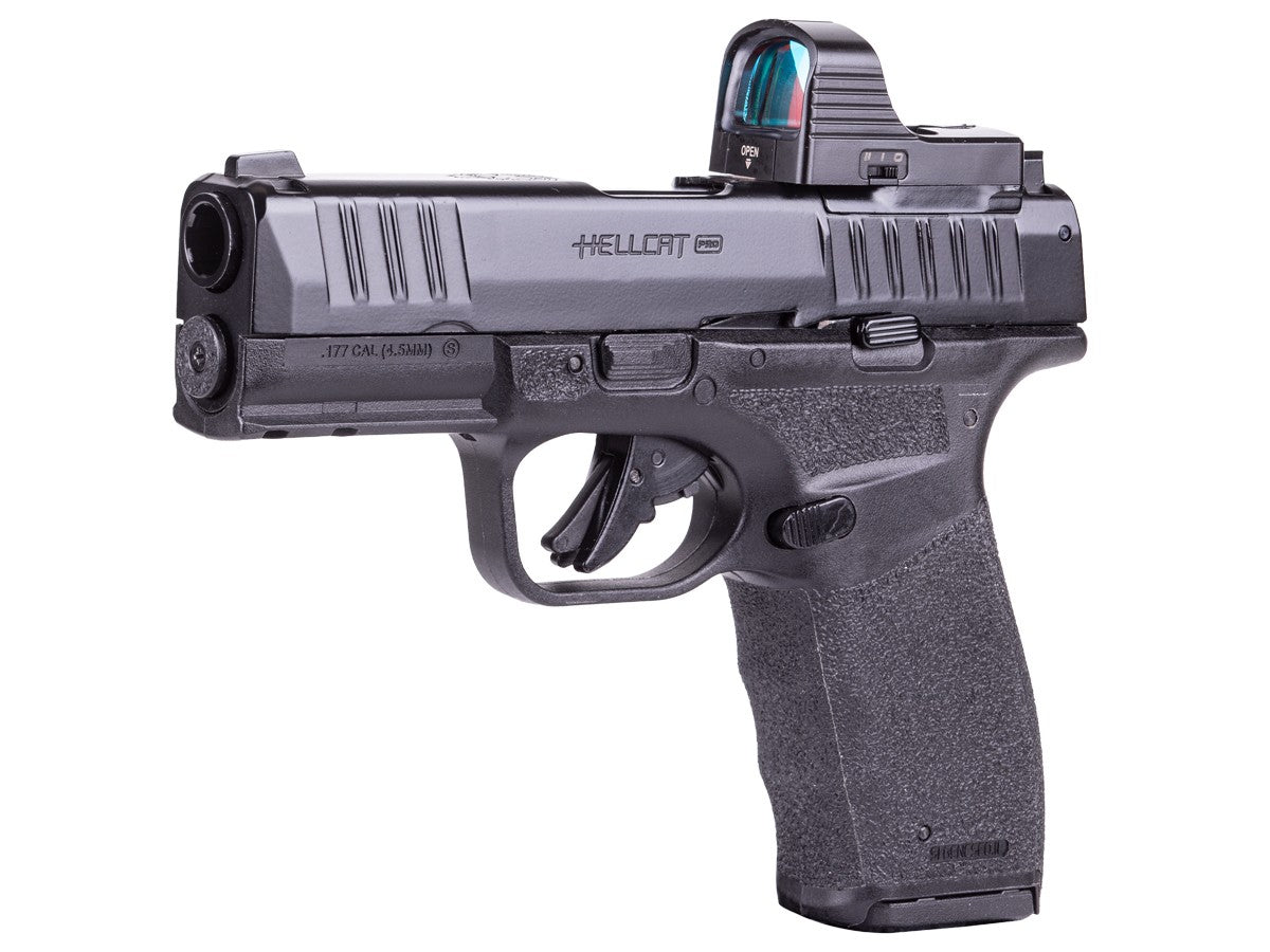 Springfield Armory Hellcat Pro CO2 BB Pistol, .177 Caliber, Black, Red Dot Combo - FPS 390 — image 1