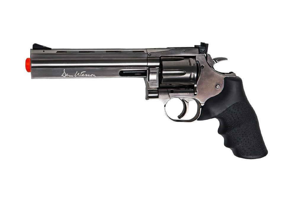 Dan Wesson 715 6" CO2 Airsoft Revolver, Steel Grey - FPS 330
