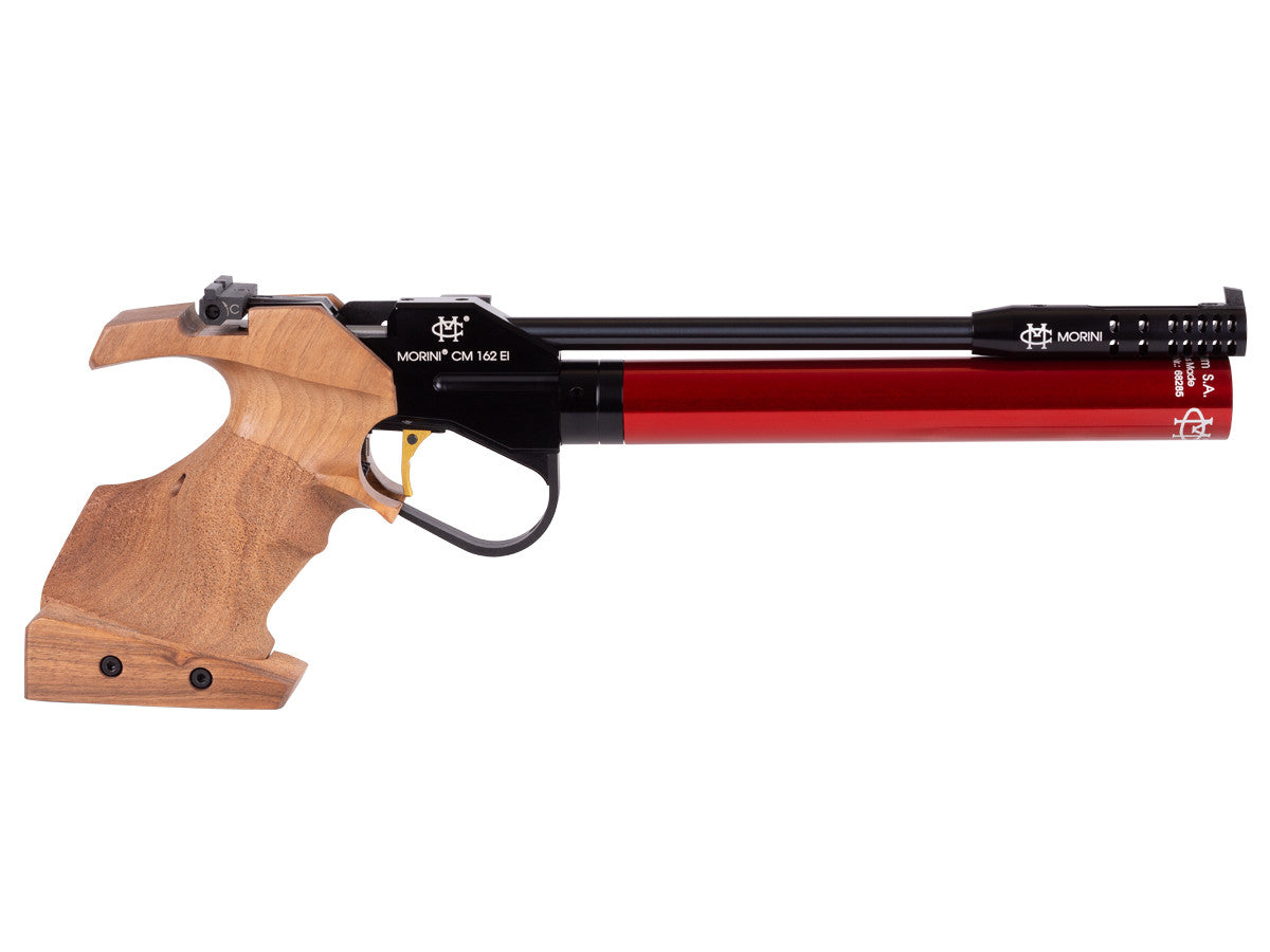 Morini MOR-162EI pistol, smallRH grip, electronic trigger, analog pressure gauge - Caliber 0.177 - FPS 500