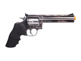 Dan Wesson 715 6" CO2 Airsoft Revolver, Silver - FPS 450